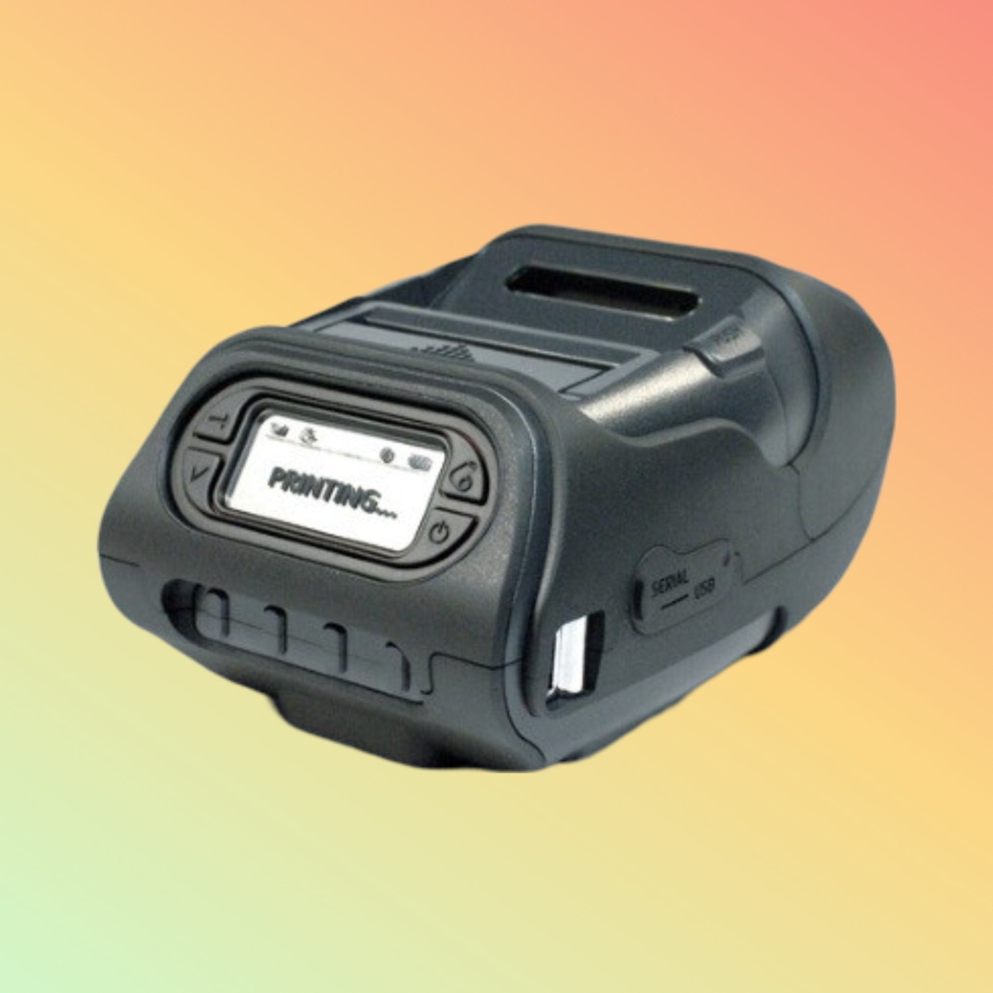 "Close-up of Sewoo LK-P12II Portable Thermal Printer for Mobile Printing"