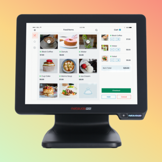 NEOPOS Aluminum Alloy 15" Flat Touch Screen POS System