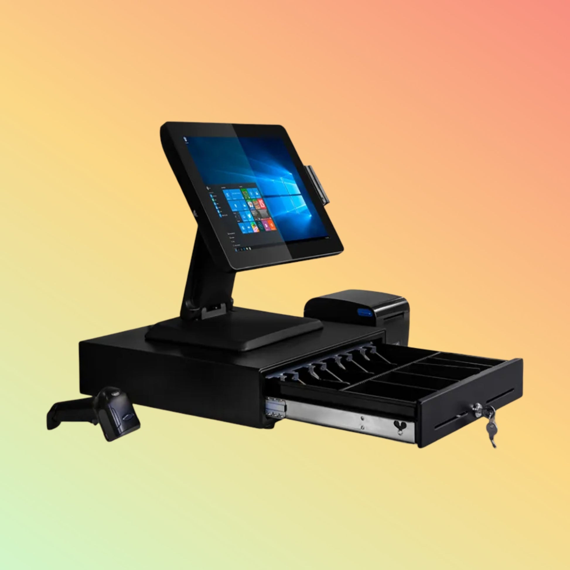 CARAVPOS 15" Waterproof Windows POS Machine w/ Capacitive Touch