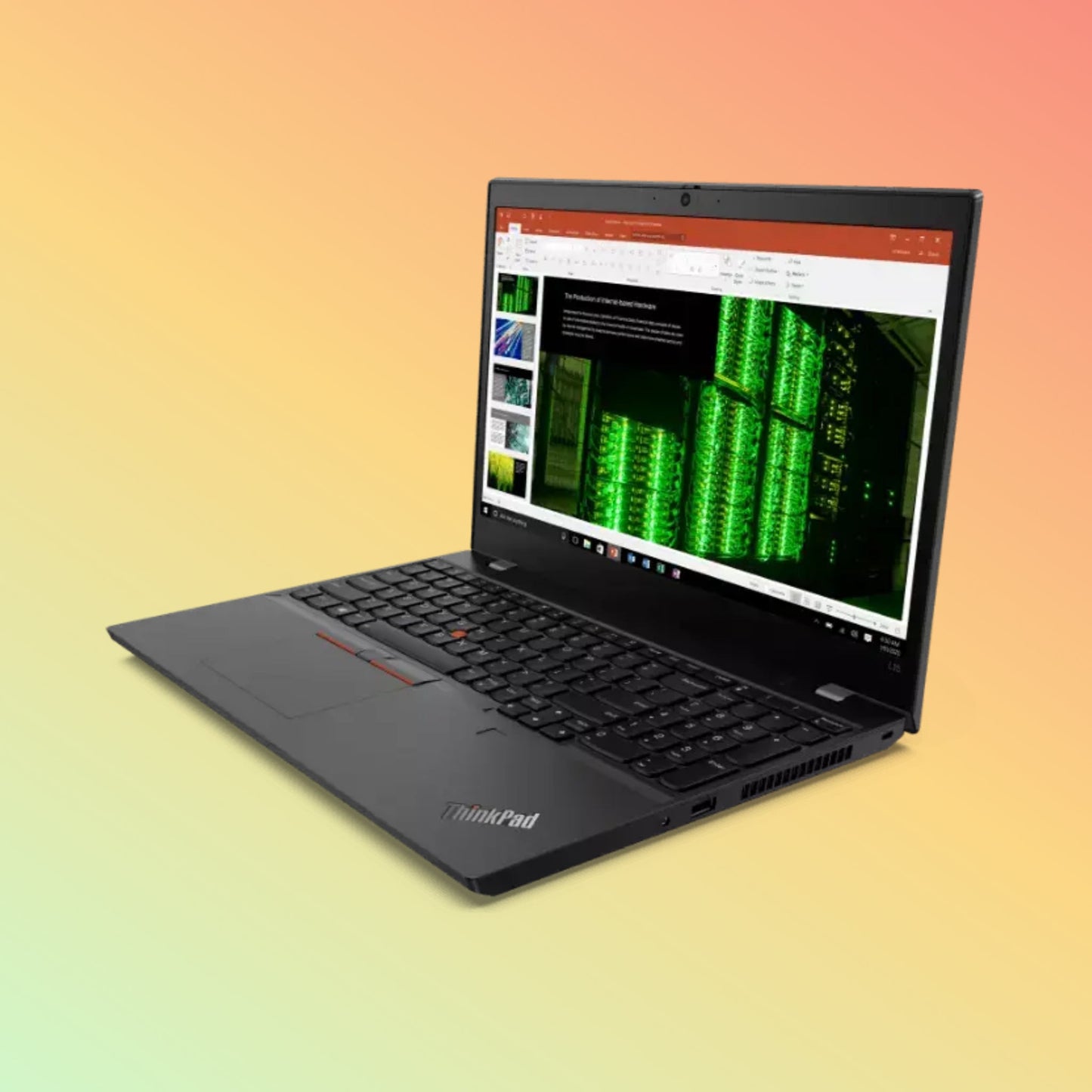 لابتوب لينوفو ثينك باد L15 من الجيل الثاني - معالج i7-1165G7، ذاكرة وصول عشوائي (RAM) سعة 8 جيجابايت، قرص تخزين SSD سعة 512 جيجابايت، شاشة 15.6 بوصة عالية الدقة