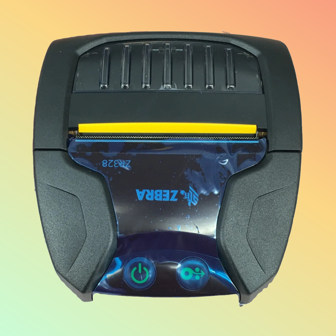 Side View of ZQ320 ZR328 Portable Printer with WIFI and Bluetooth Connectivity
