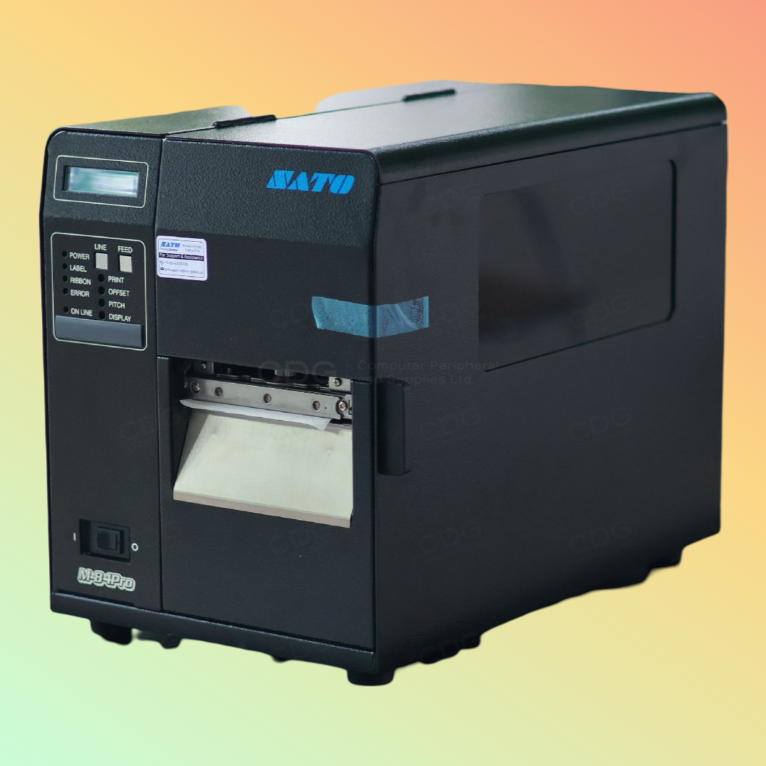 Heavy-Duty SATO M84Pro - Durable, high-speed printer ideal for manufacturing environments.
