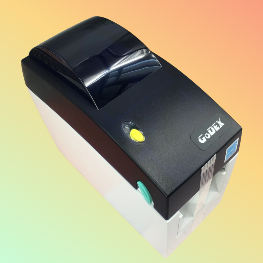 Top View of Godex DT2x DT2 Compact Thermal Printer
