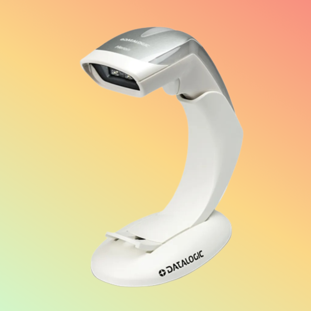 Side view of HD3430 scanner with ergonomic handle