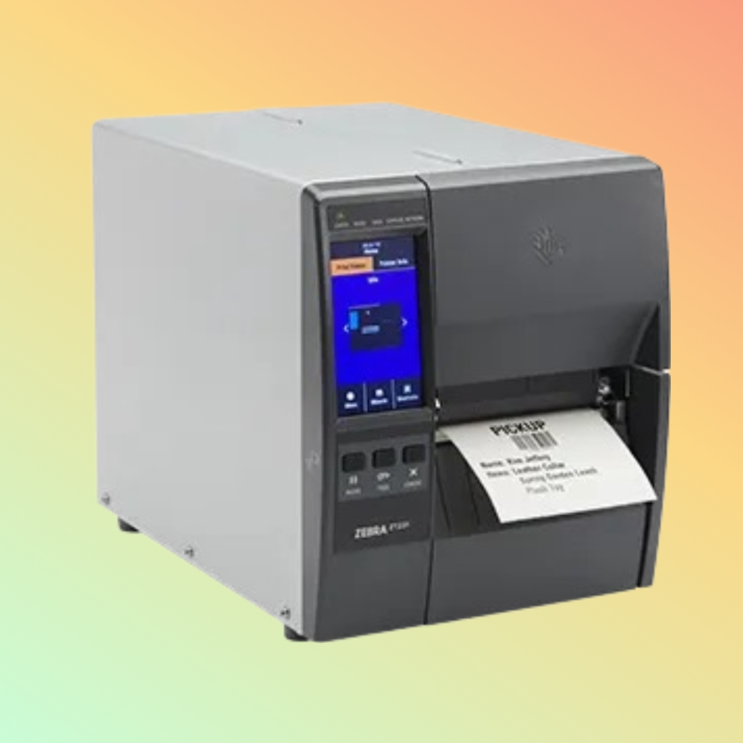 "ZT231 Barcode Printer showing Ethernet, USB, and Bluetooth Interfaces"
