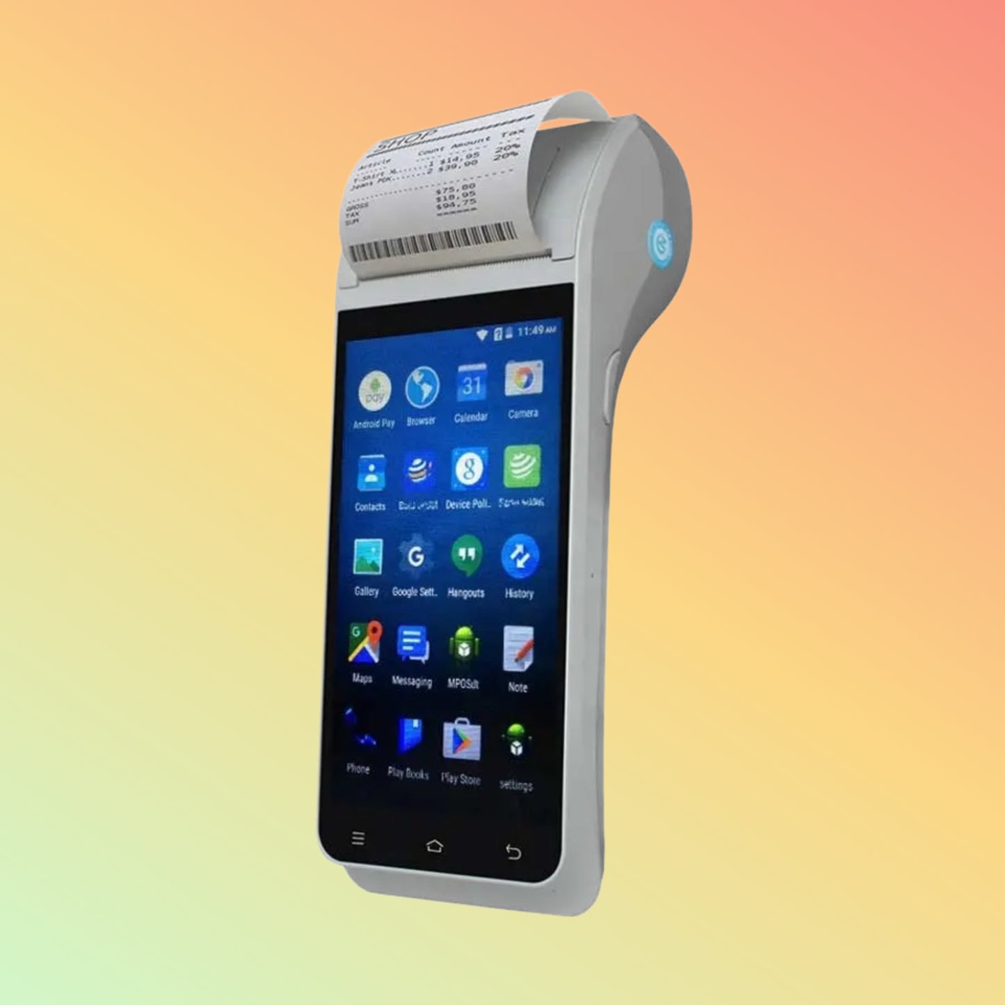 NEOPOS NP-Z92 Android 9.0 POS with Dual SIM and NFC Reader