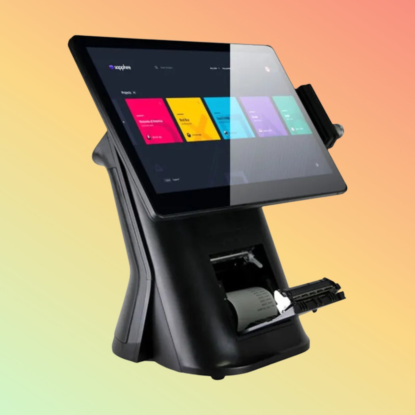 NEOPOS® Dual 15.6" Multi-Touch POS Machine All-In-One Billing Device | NEOTECH® UAE
