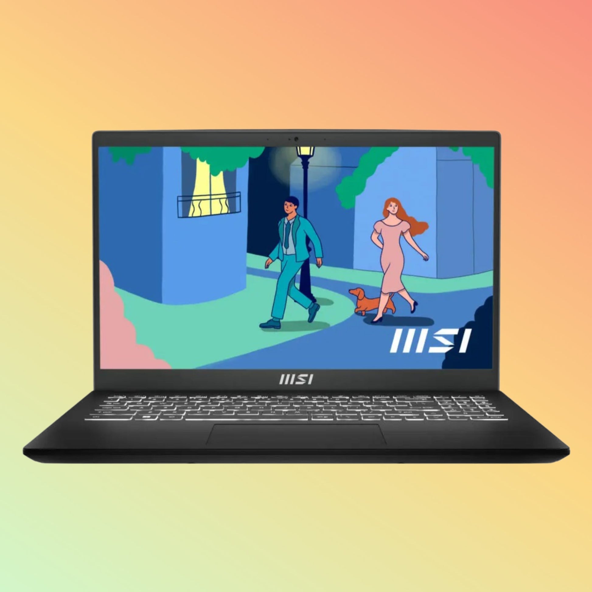 كمبيوتر محمول MSI MODERN 15 B12MO-1000US - معالج i7-1255U من الجيل الثاني عشر، وذاكرة وصول عشوائي (RAM) سعة 16 جيجابايت، وقرص SSD سعة 512 جيجابايت، وشاشة 15.6 بوصة عالية الدقة بالكامل