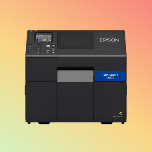 Epson ColorWorks C6050A ऑटो-कटर के साथ कलर लेबल प्रिंटर