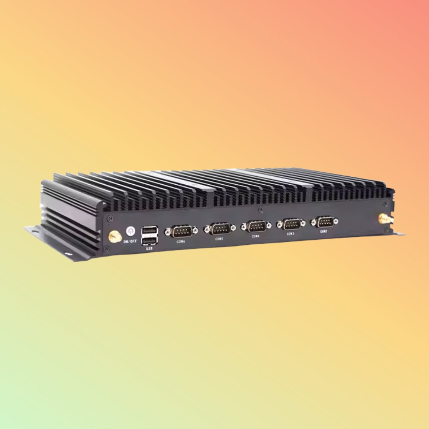 J6412 FANLESS INDUSTRIAL PC Embedded Industrial Rugged BOX PC for windows Transportation & Logistics PC CNC Machine Control