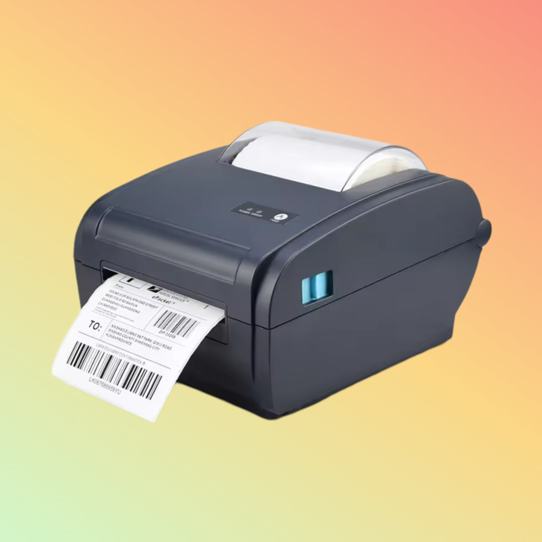 Nogtek NT-R9210-V1 Thermal Barcode Label Printer front view.