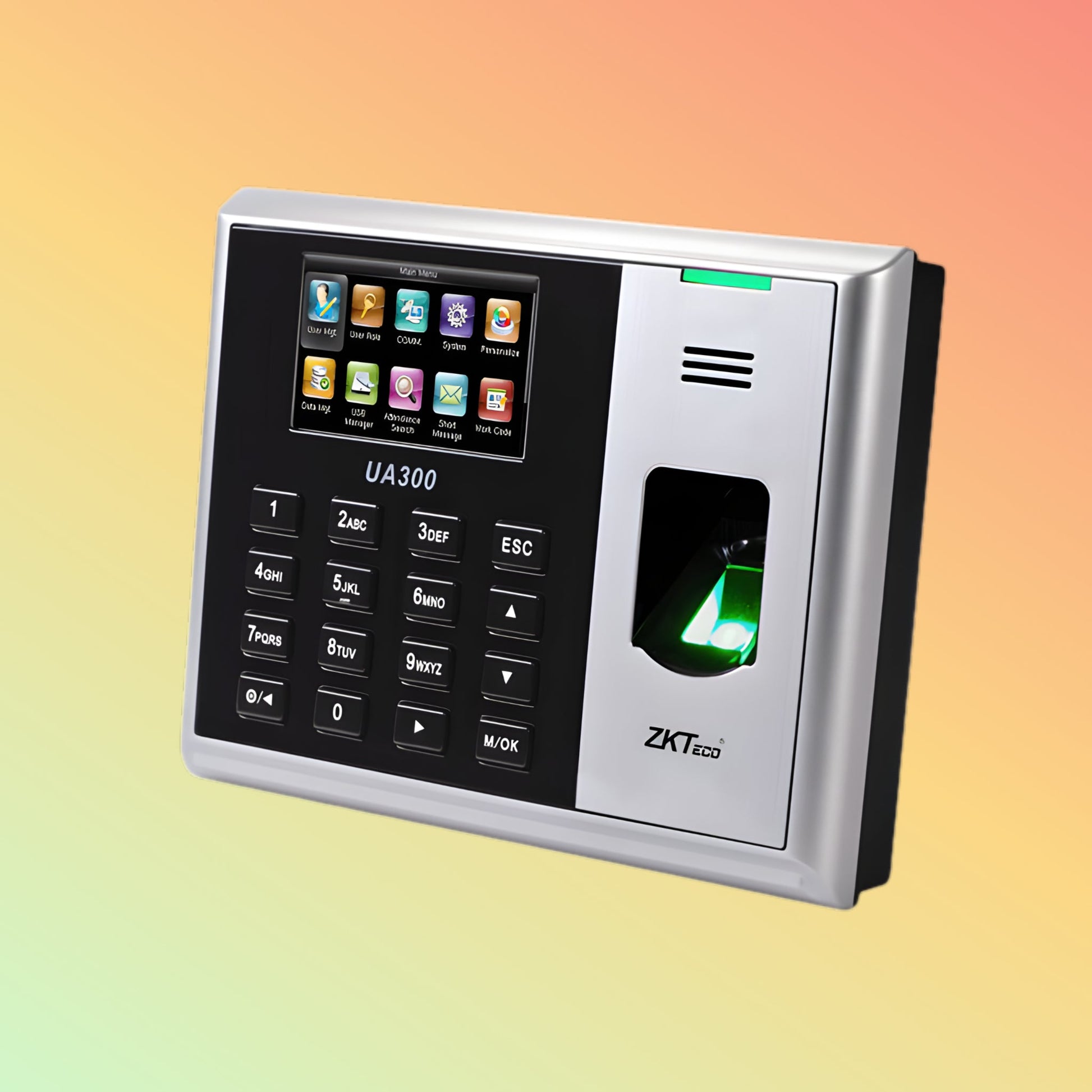 alt="ZKTeco UA300 finger print reader for accurate attendance tracking"