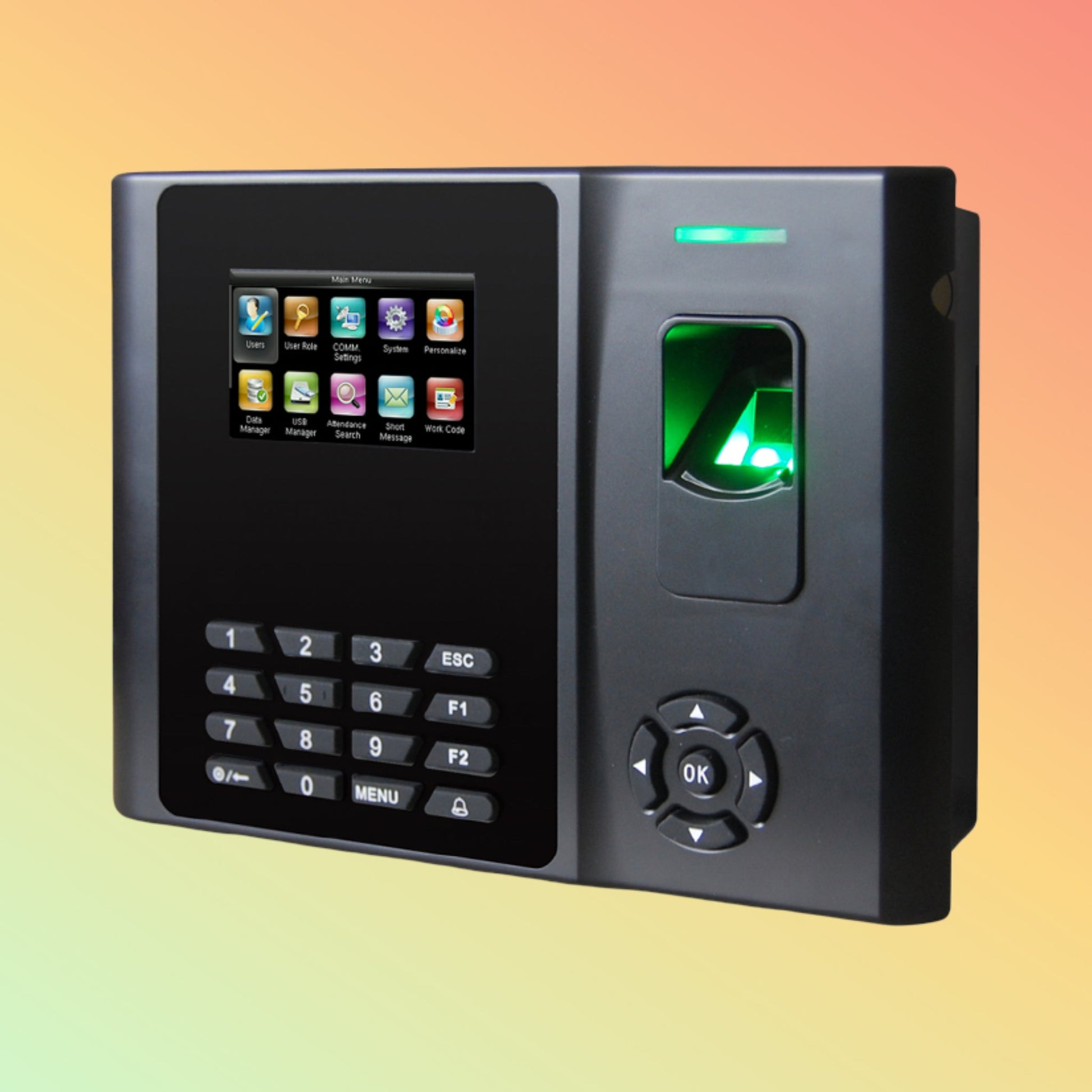 Granding GT200 Palm & Fingerprint Time Attendance with Battery