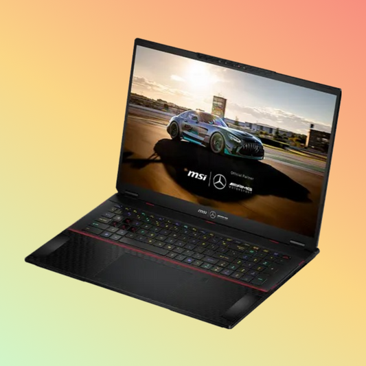MSI STEALTH 18 MERCEDES-AMG MOTORSPORTS EDITION A1VHG-038US (2024) गेमिंग लैपटॉप - सीरीज़ 1 अल्ट्रा 9-185H, 64GB, 2TB SSD, NVIDIA GeForce RTX 4080 12GB, 18" UHD+