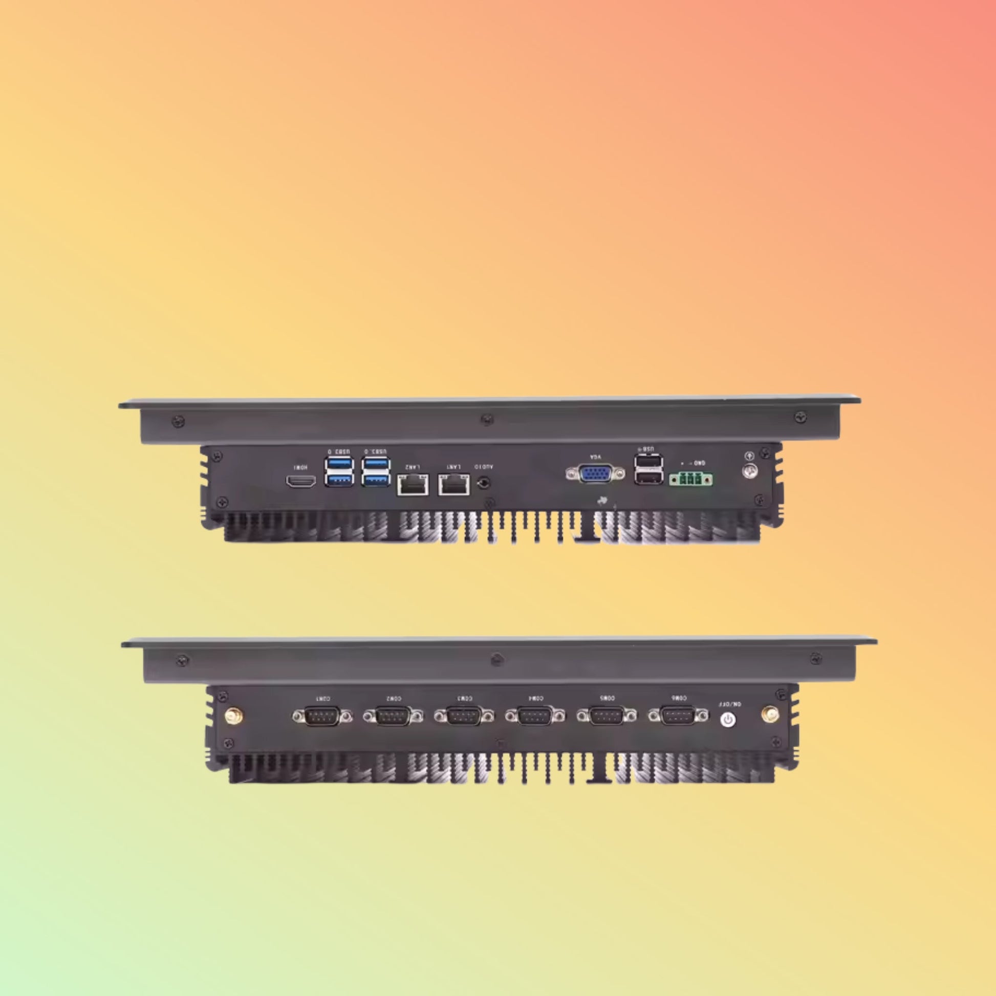 24V Industrial Computer Mini PCi5 Box Fanless Industrial Embedded Pc SIM Optional 4G LTE Module