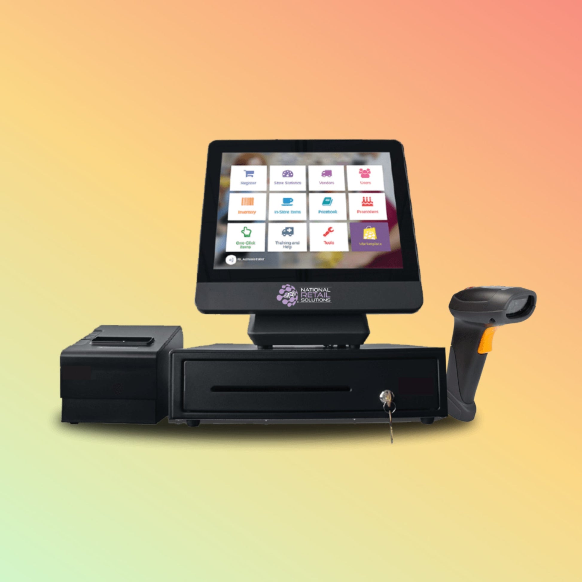 NEOPOS® Dual Screen Touch POS Machine Cash Register System | NEOTECH® UAE