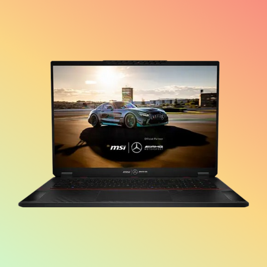MSI STEALTH 18 MERCEDES-AMG MOTORSPORTS EDITION A1VHG-038US (2024) गेमिंग लैपटॉप - सीरीज़ 1 अल्ट्रा 9-185H, 64GB, 2TB SSD, NVIDIA GeForce RTX 4080 12GB, 18" UHD+