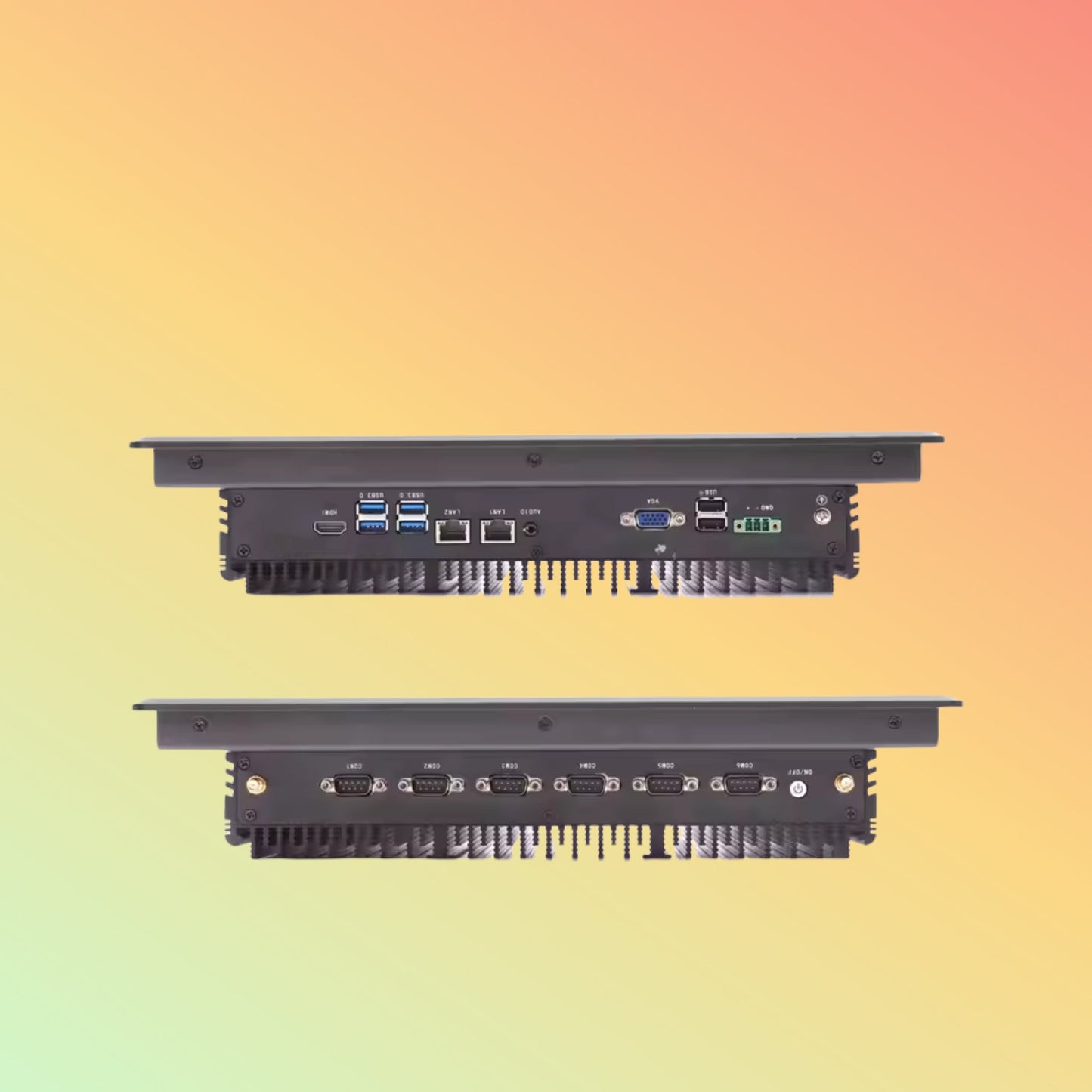 Embedded Rugged Industrial Mini PC I5 I7 J1900/J6412 Oil & Gas Industry PC Factory Automation HMI Solutions