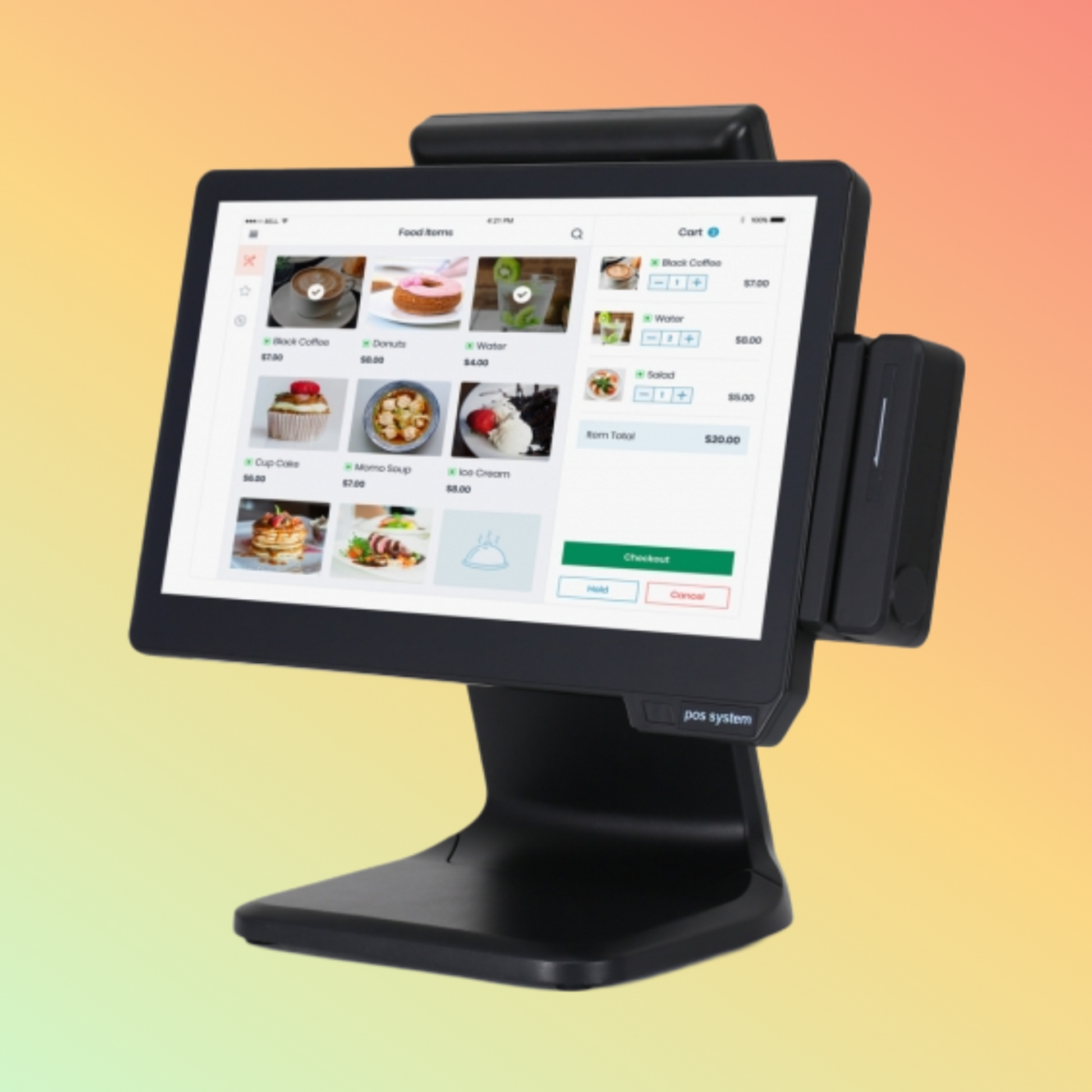 شاشة ماتسودا سعوية 15.6 بوصة POS 10 نقاط 