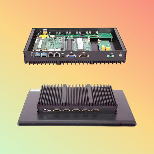 Embedded Fanless Mini Industrial Pc I3/I5/I7 DDR4 M.2 Nvme 3G 4G GPIO Industrial Computer Rs232 Sim Card