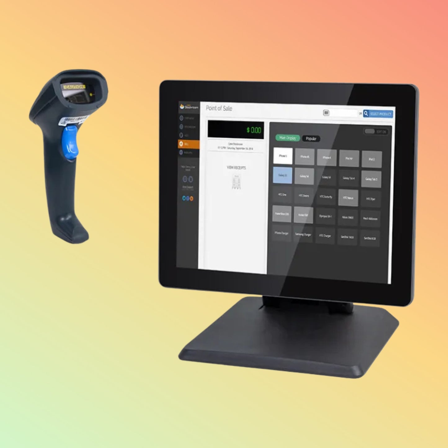 CARAVPOS Dual Screen 15 Inch Touch POS System with Customer Display | NEOTECH® UAE