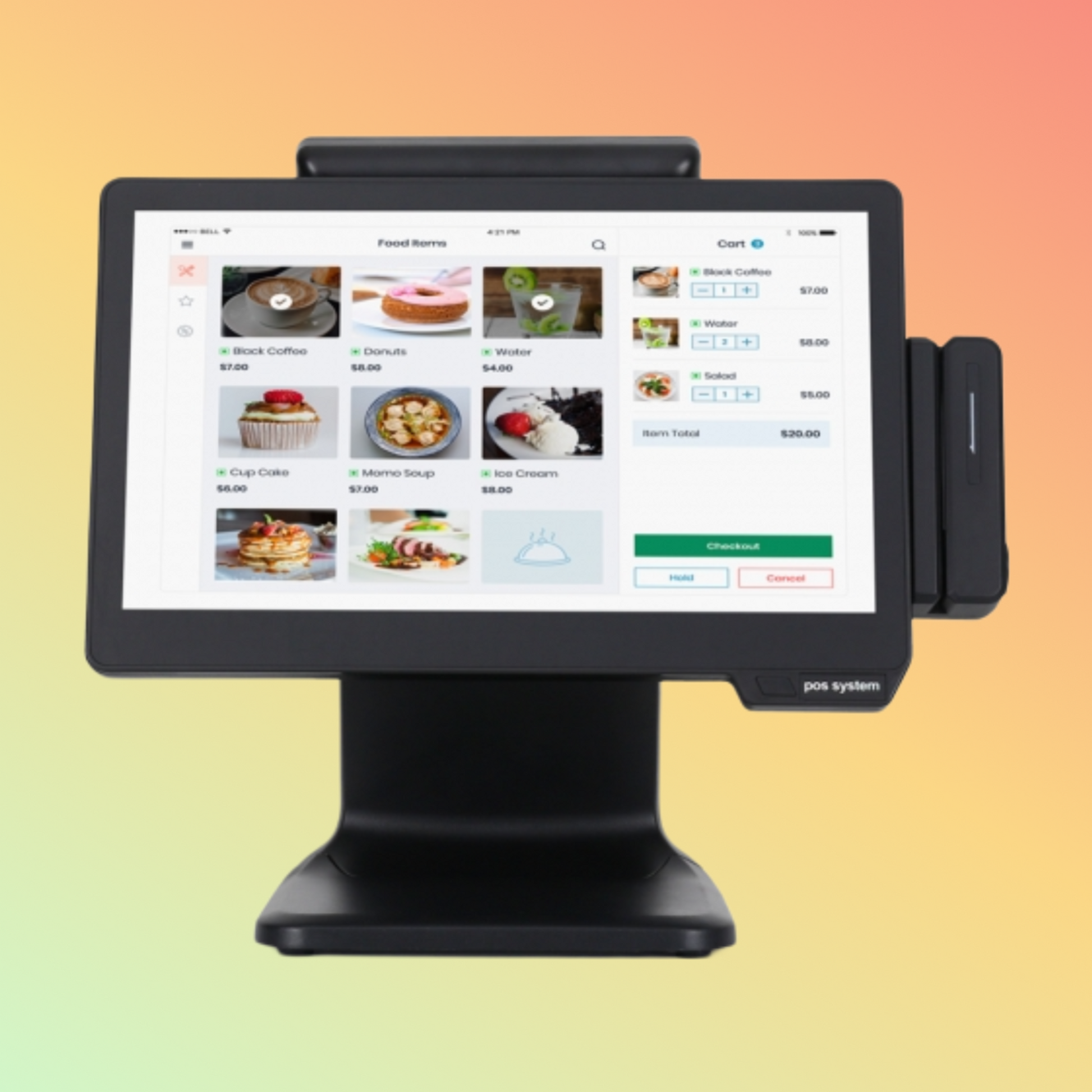 شاشة ماتسودا سعوية 15.6 بوصة POS 10 نقاط 