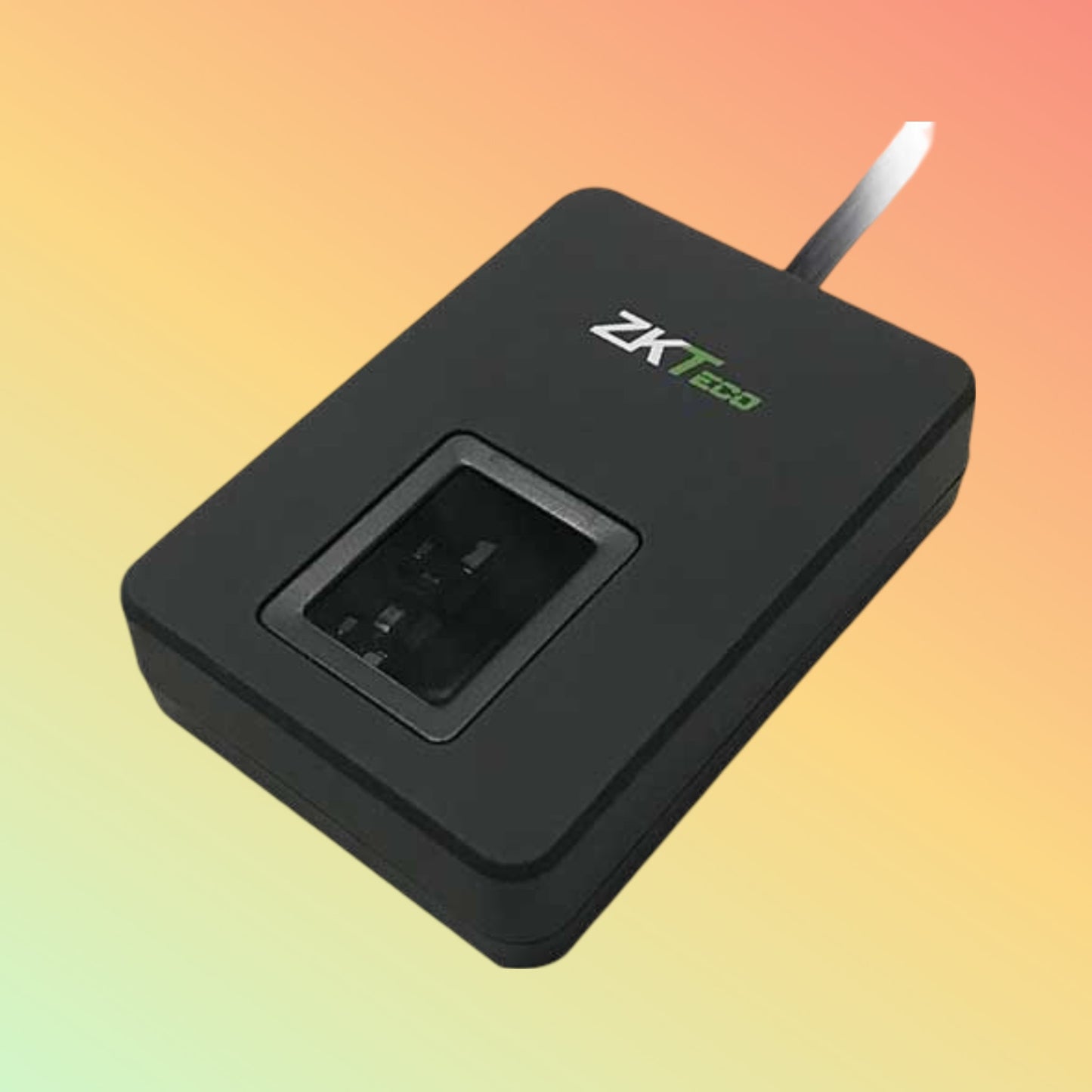 alt="ZKTeco ZK9500 USB fingerprint scanner for biometric authentication"