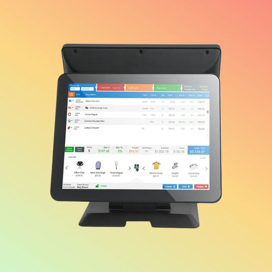 CARAVPOS 15" Aluminum All-in-One Touch POS Cash Register