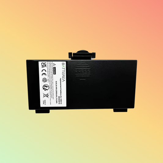 Batterea battery replacement for Hetronic GA, GL, GR-W, NI-MH, 9.6V 2000mAh, replaces HE010, 68303010