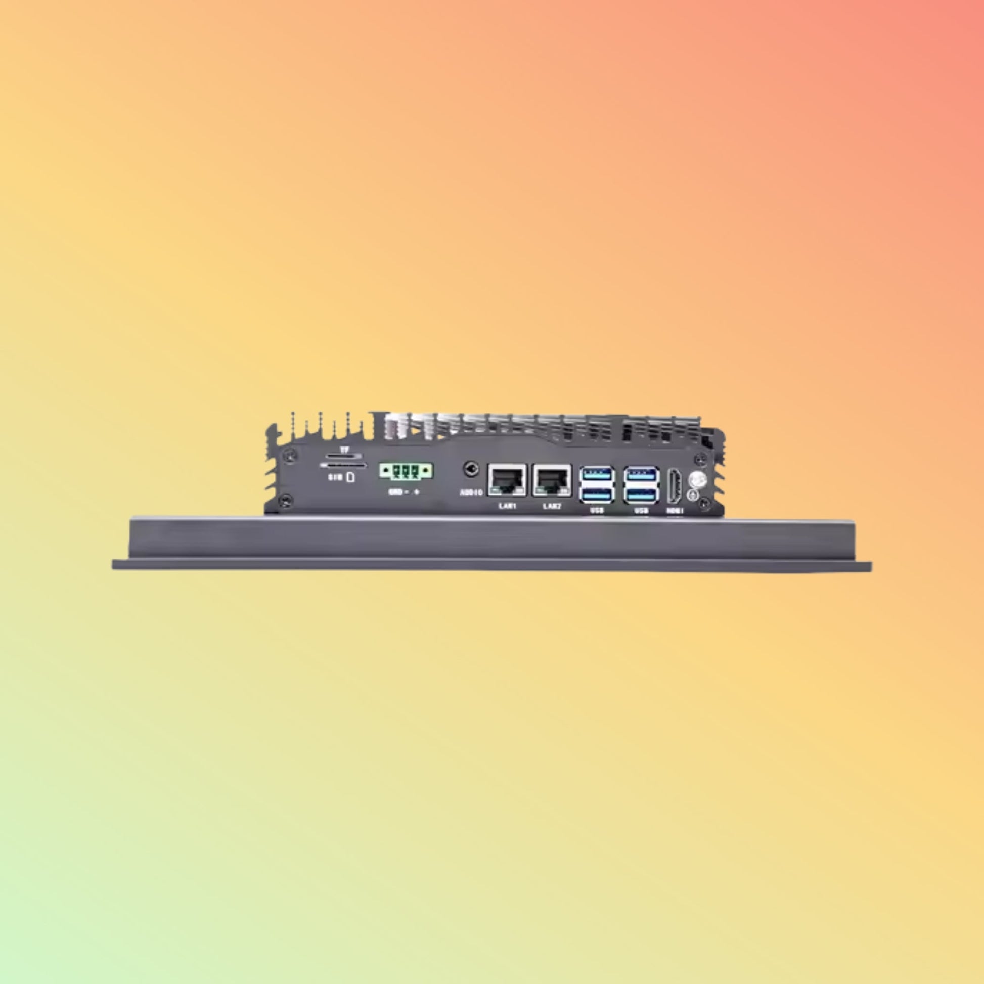 24V Industrial Computer Mini PCi5 Box Fanless Industrial Embedded Pc SIM Optional 4G LTE Module