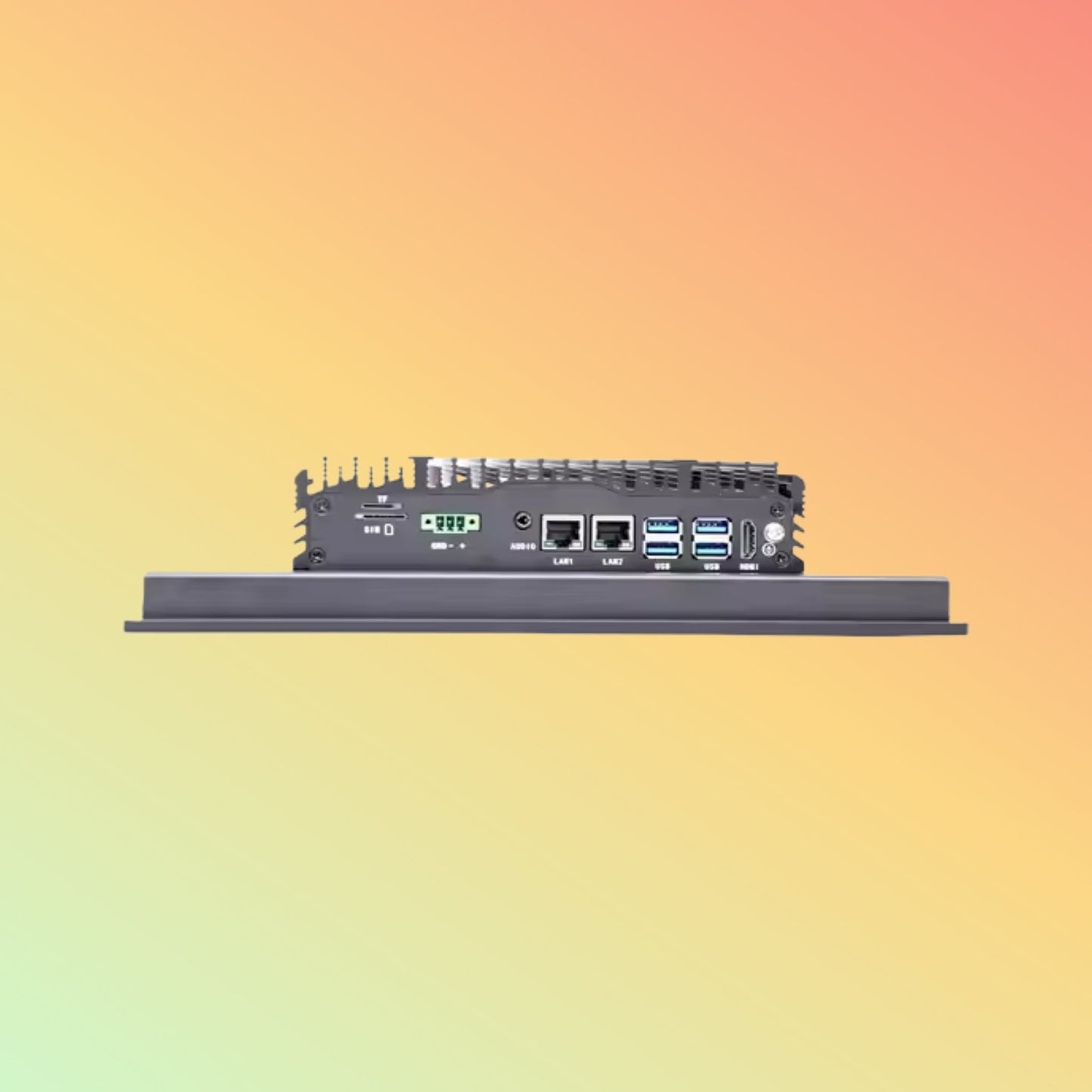 IP65 24V 15.6" 21.5" Industrial Panel PC Wall Mounted With Capacitive Touch Screen I3 I5 I7 Computer With 4 Lan Ports