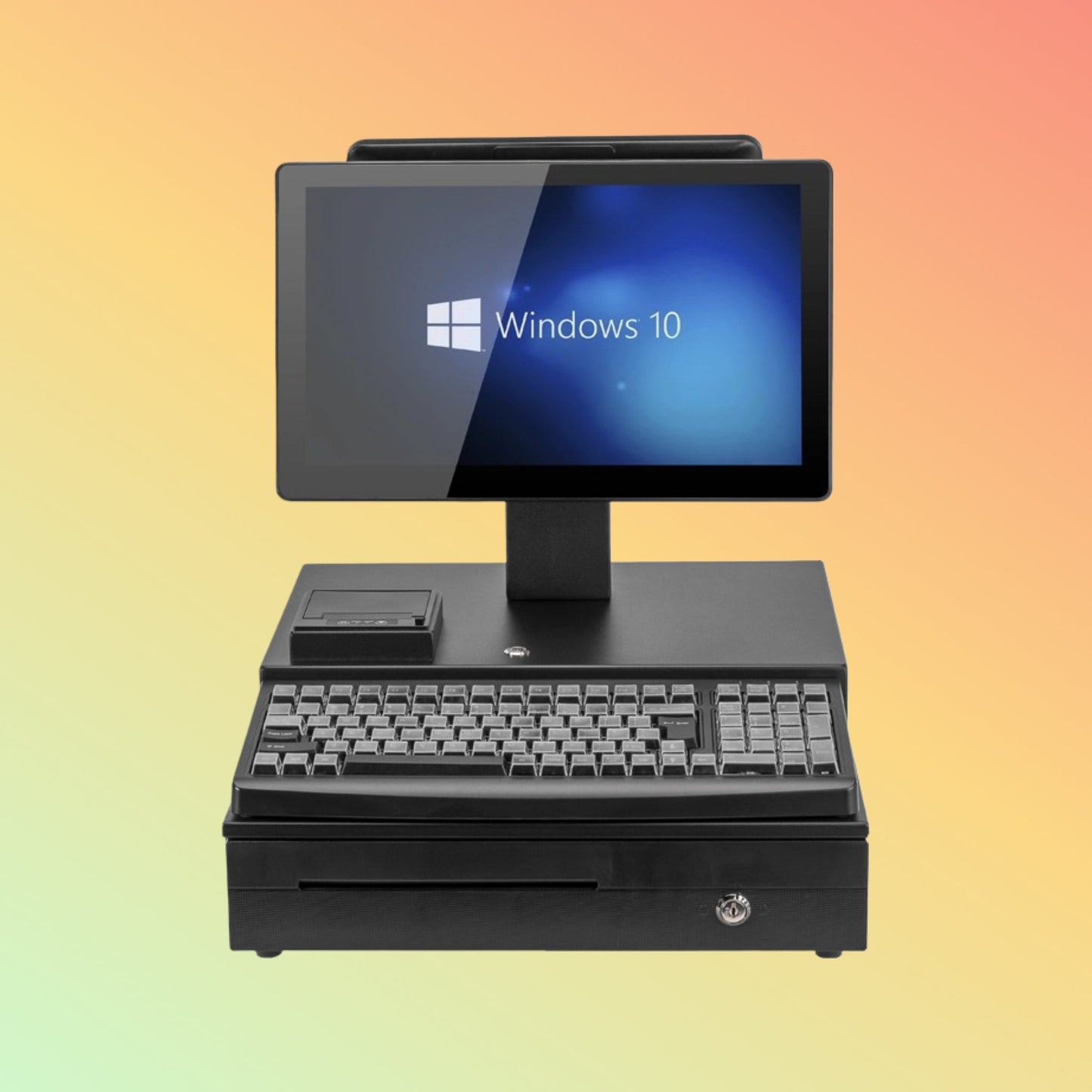All-in-One POS Cash Register Computer Desktop Windows System