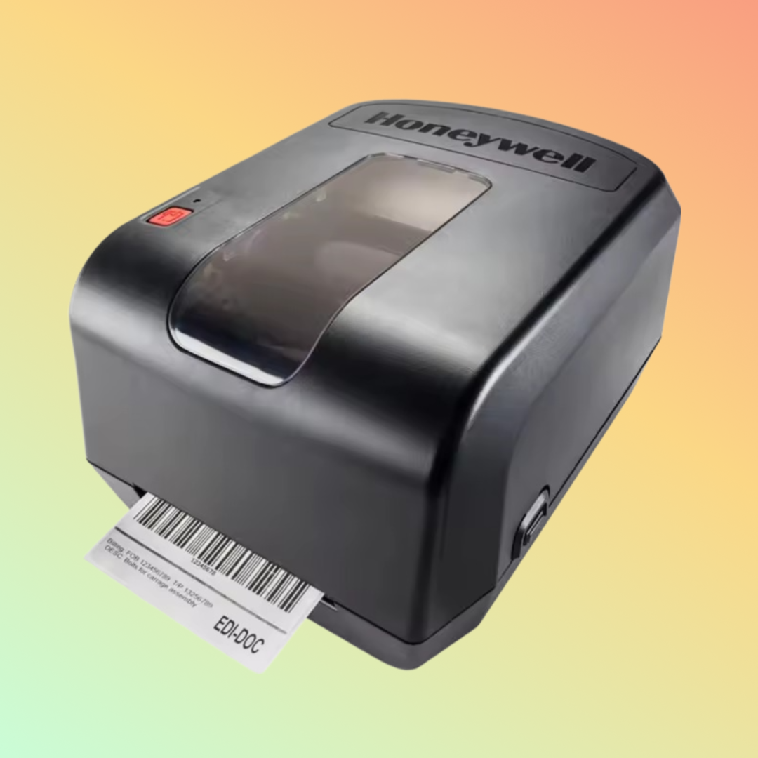 Honeywell PC42T Desktop Barcode Printer Front View
