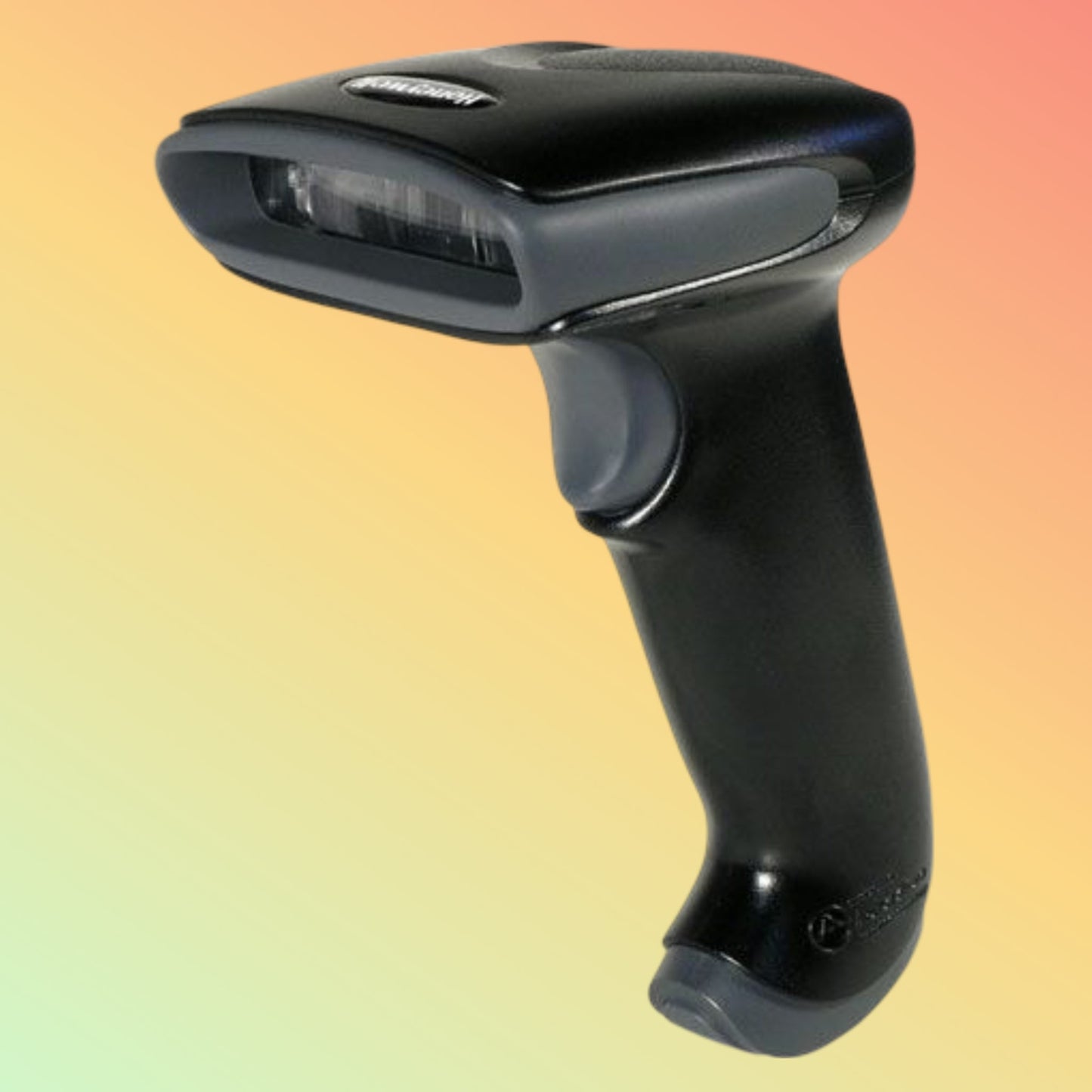 alt="Honeywell Hyperion 1300g imager barcode scanner in use"