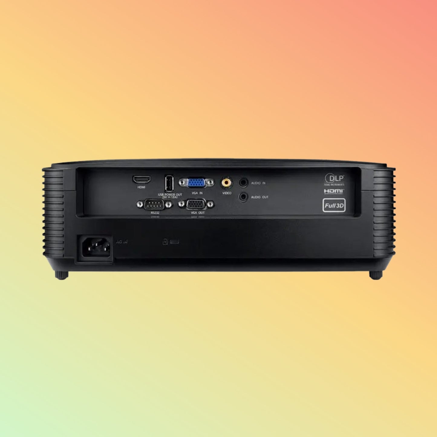 جهاز عرض OPTOMA X371 DLP - 3,800 لومن، XGA (1024x768)، نسبة العرض إلى الارتفاع 16:9، نسبة التباين 25000:1