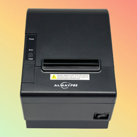 ALWAYPOS: 250mm/s high-speed printing with USB, LAN & Serial