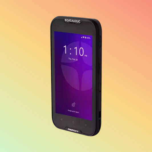 جهاز كمبيوتر محمول متعدد اللمس مزود بخاصية Datalogic MEMOR-11، مقاس 5 بوصات، مزود بخاصية المساعد الرقمي الشخصي الرقمي الصناعي، وخاصية ماسح الباركود ثنائي الأبعاد، وميزات فائقة، ومعتمد من GMS، ويعمل بنظام Android
