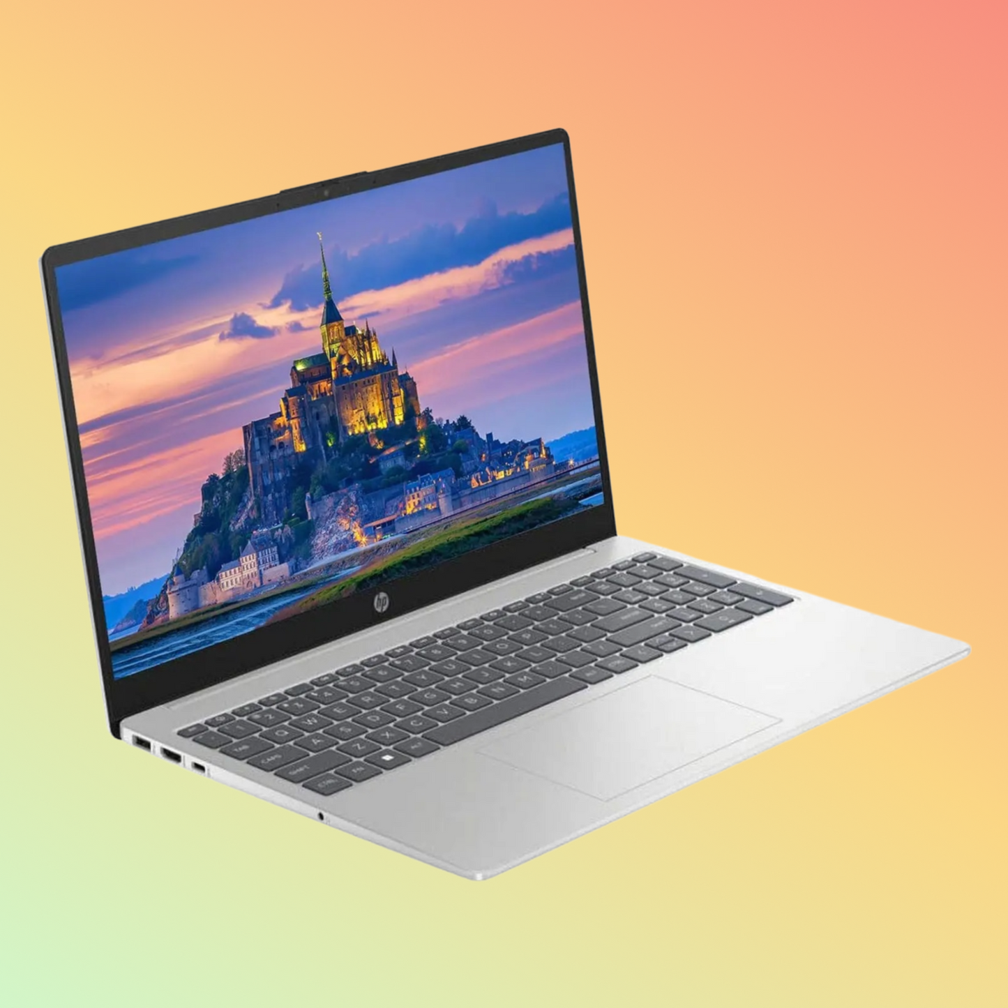 كمبيوتر محمول HP 15-FD0357NR - معالج i7-1355U من الجيل الثالث، وذاكرة وصول عشوائي (RAM) سعة 12 جيجابايت، ومحرك أقراص SSD سعة 512 جيجابايت، وشاشة لمس FHD مقاس 15 بوصة