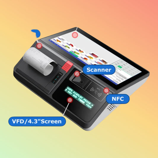 21.5-Inch Self-Service Payment & Ordering Kiosk with Touch Screen