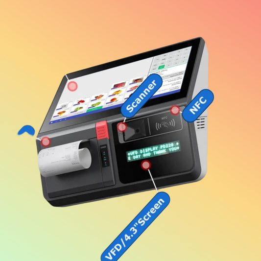 21.5-Inch Self-Service Payment & Ordering Kiosk with Touch Screen