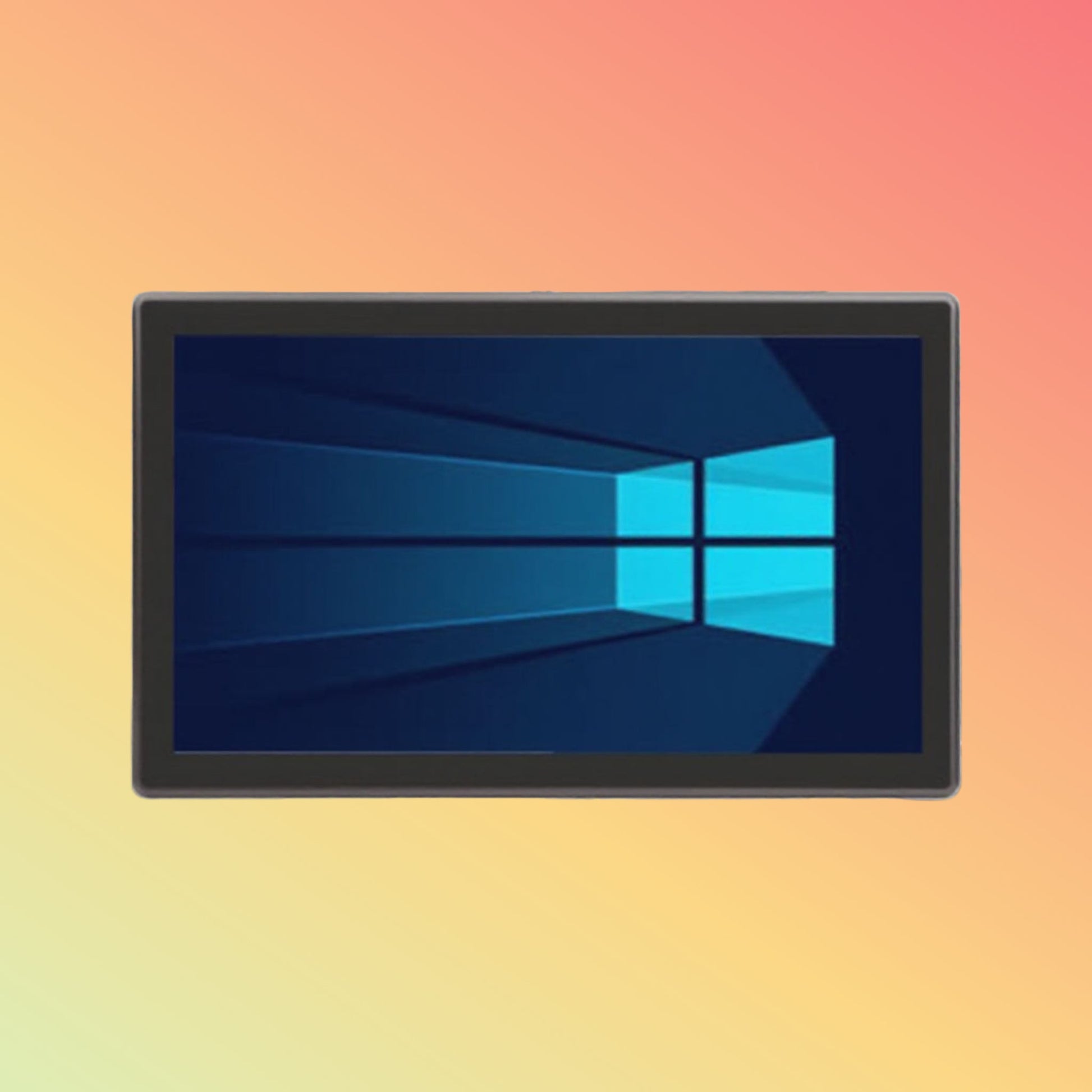 15.6'' Grade Industrial LCD Monitor Multi Touch Capacitive & Resistive Android OS Flat Screen Aluminum Material Business Stock