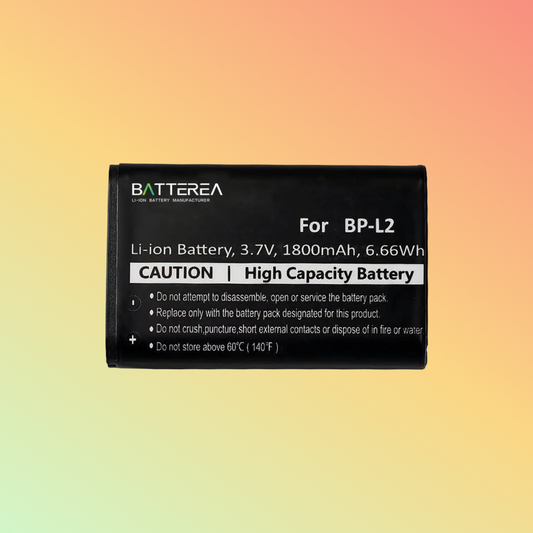 Batterea Recorder battery replacement for Tascam DR-1 GT-R1 replaces BP-L2 Li-ion 1800mAh 3.7V