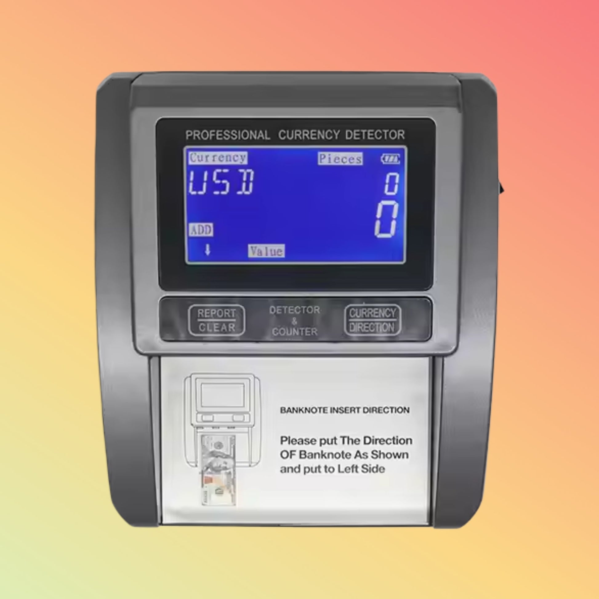 UNION MG03 Portable Single Currency Counterfeit Banknote Detector Ticket Counter Money Counting Machine