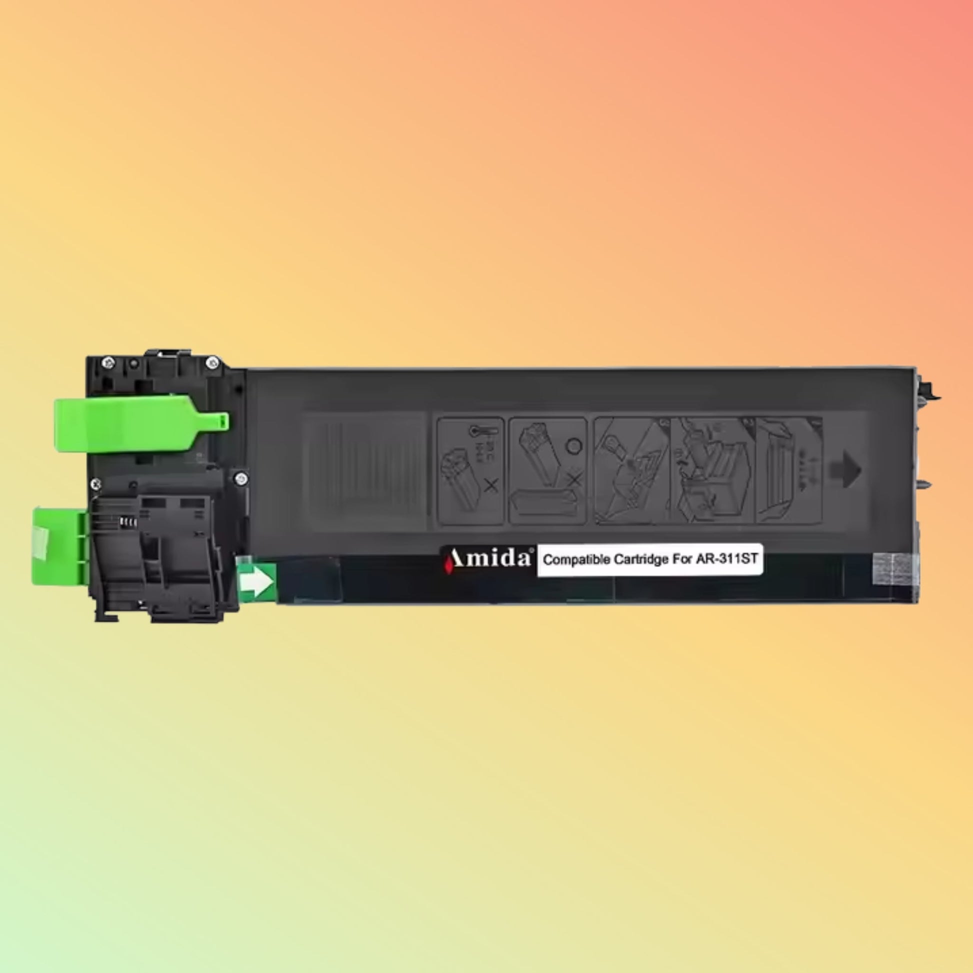 Amida Premium Toner Compatible Cartridge for SHARP Printer AL-100DR Drum Unit Toner Cartridges