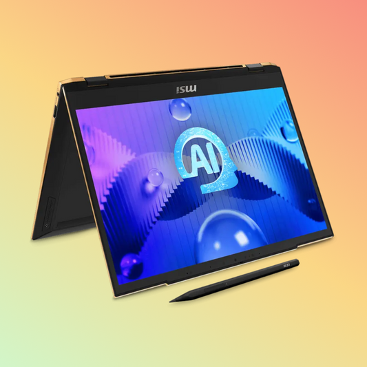 MSI PRESTIGE 16 AI Evo B1MG (2024) लैपटॉप - सीरीज 1 अल्ट्रा 9 185H, 16GB, 1TB SSD, Intel ARC ग्राफ़िक्स, 16" 2.8k