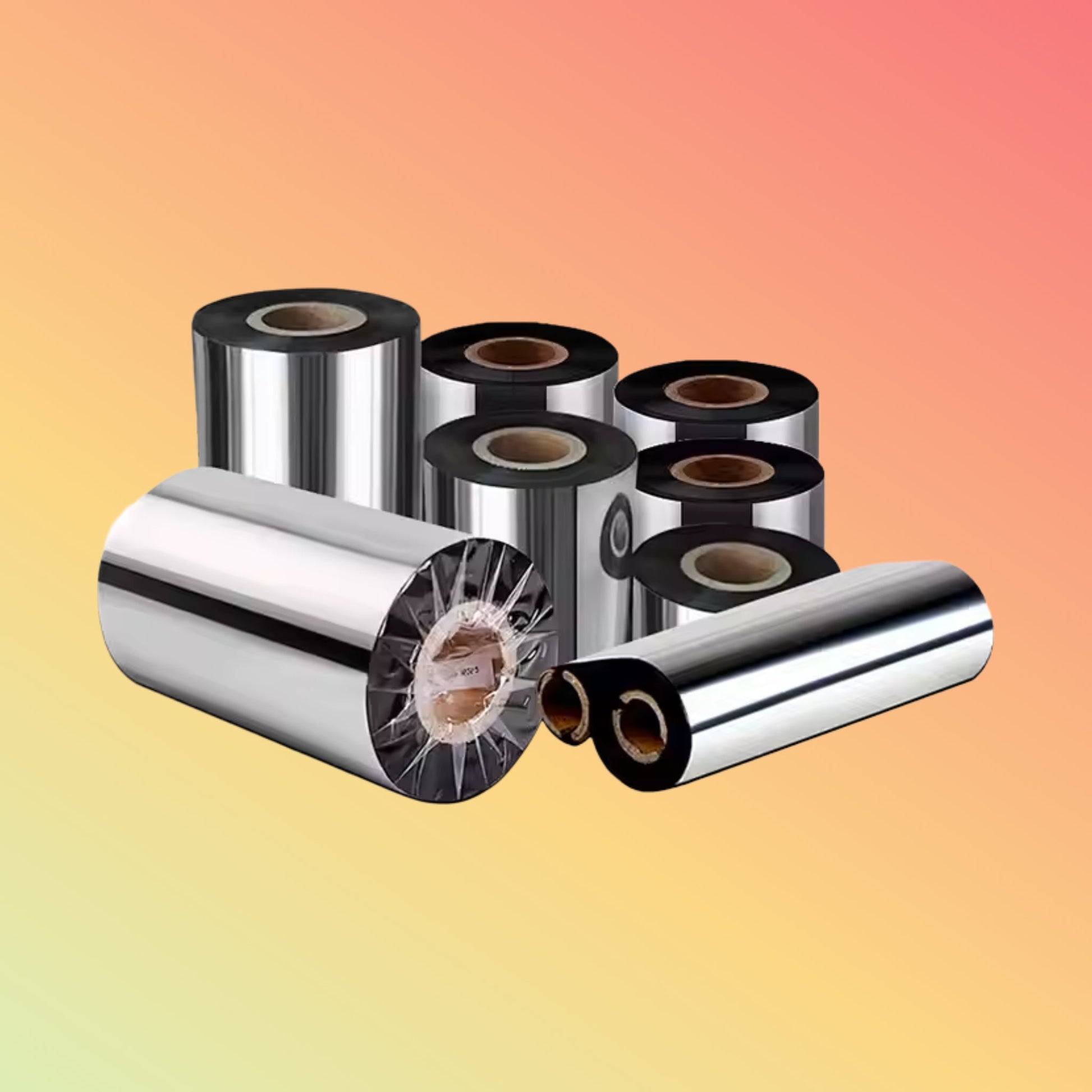 Black Wax/Resin Thermal Transfer Printer Ribbon – Barcode Labeling