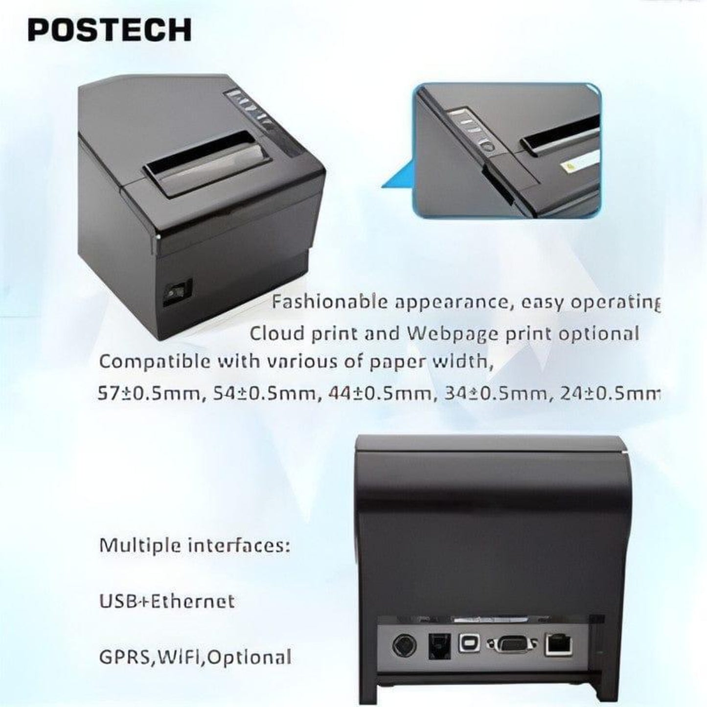 Postech PT-R88VI-V3 Receipt Printer