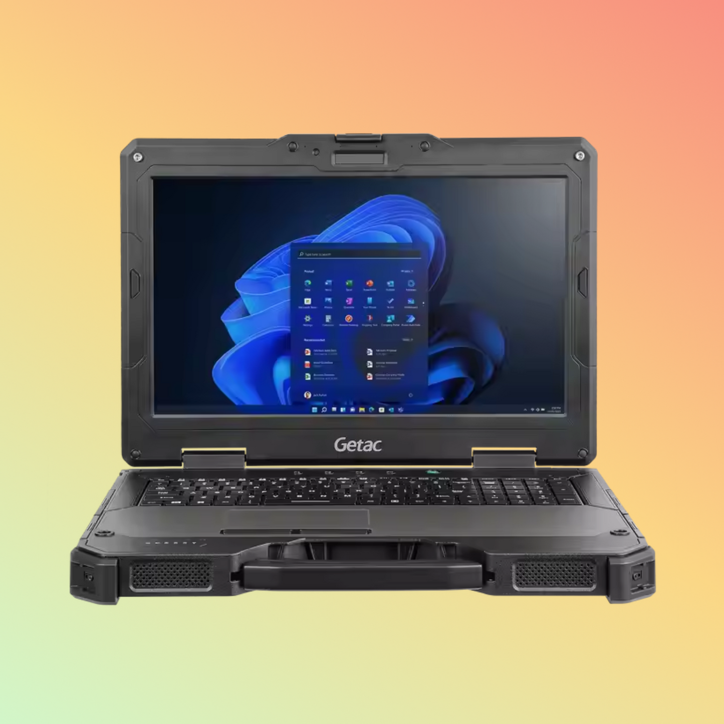 Getac X600 - محطة عمل متنقلة فائقة المتانة، شاشة عالية الدقة بالكامل مقاس 15.6 بوصة، سطوع 1000 شمعة، IP66