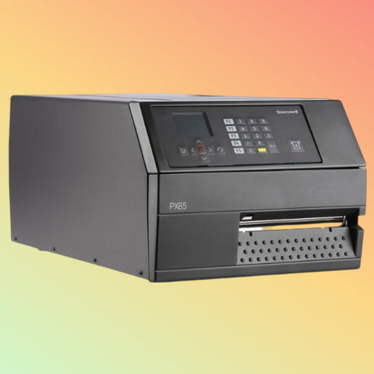 हनीवेल PX65 औद्योगिक लेबल 6.6" चौड़ा बारकोड और RFID प्रिंटर