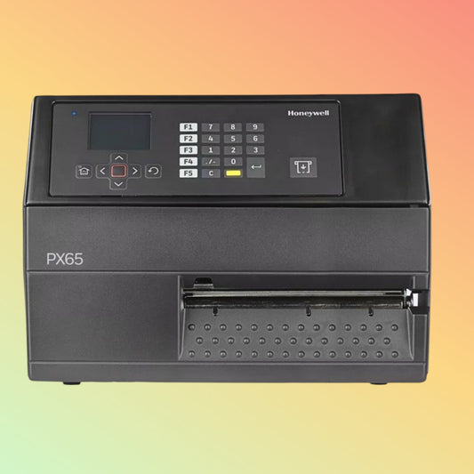 हनीवेल PX65 औद्योगिक लेबल 6.6" चौड़ा बारकोड और RFID प्रिंटर